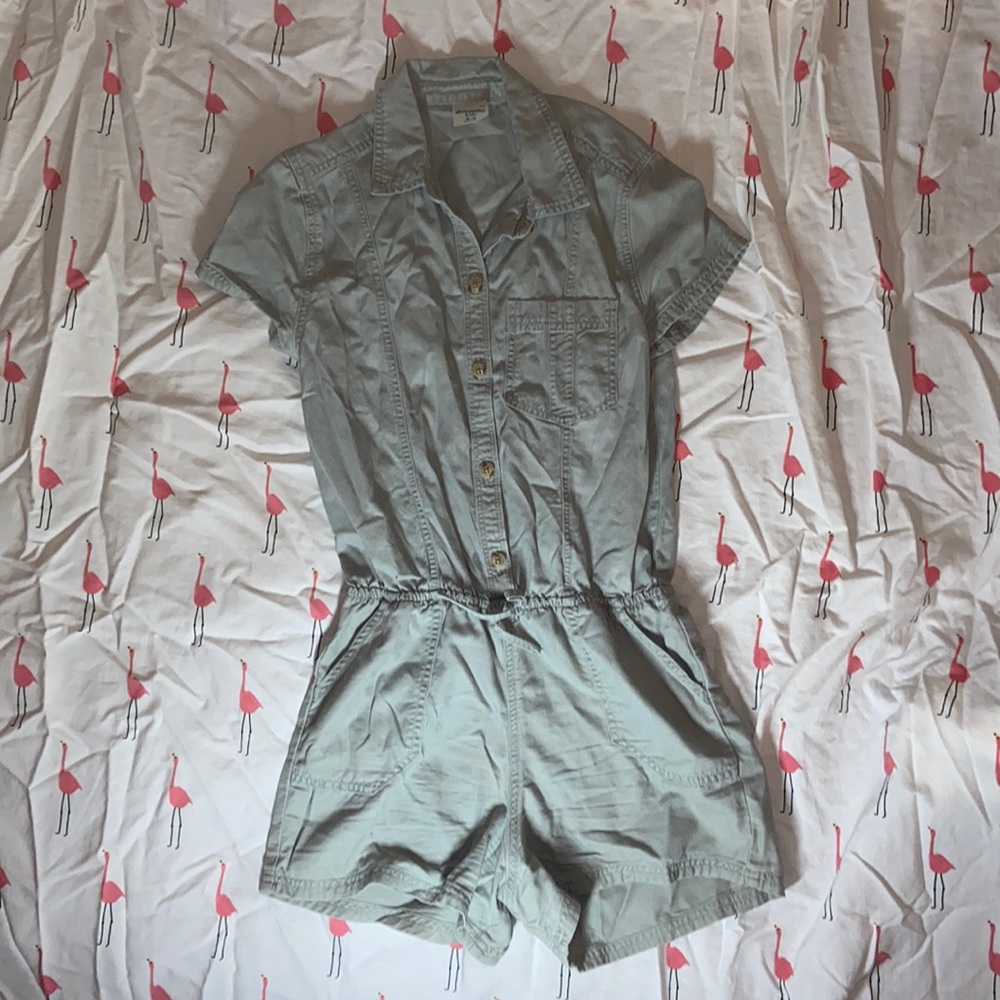 Abercrombie Kids Green Romper